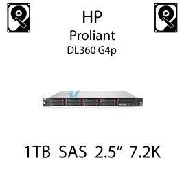 1TB 2.5" dedykowany dysk serwerowy SAS do serwera HP ProLiant DL360 G4p, HDD Enterprise 7.2k - 605835-B21