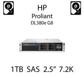 1TB 2.5" dedykowany dysk serwerowy SAS do serwera HP ProLiant DL380e G8, HDD Enterprise 7.2k, 6Gbps - 653954-001