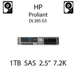 1TB 2.5" dedykowany dysk serwerowy SAS do serwera HP ProLiant DL385 G5, HDD Enterprise 7.2k - 606020-001