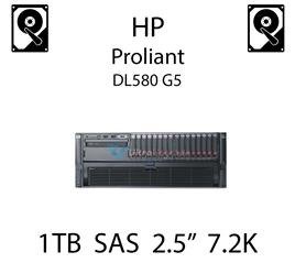 1TB 2.5" dedykowany dysk serwerowy SAS do serwera HP ProLiant DL580 G5, HDD Enterprise 7.2k - 606020-001