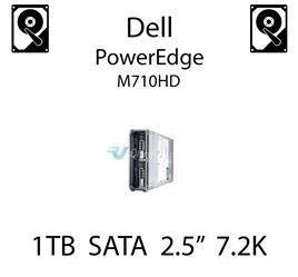 1TB 2.5" dedykowany dysk serwerowy SATA do serwera Dell PowerEdge M710HD, HDD Enterprise 7.2k - WF12F (REF)