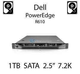 1TB 2.5" dedykowany dysk serwerowy SATA do serwera Dell PowerEdge R610, HDD Enterprise 7.2k - WF12F (REF)