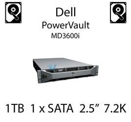 1TB 2.5" dedykowany dysk serwerowy SATA do serwera Dell PowerVault MD3600i, HDD Enterprise 7.2k - WF12F (REF)