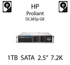 1TB 2.5" dedykowany dysk serwerowy SATA do serwera HP ProLiant DL385p G8, HDD Enterprise 7.2k, 6Gbps - 765868-001