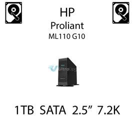 1TB 2.5" dedykowany dysk serwerowy SATA do serwera HP ProLiant ML110 G10, HDD Enterprise 7.2k, 6Gbps - 765868-001