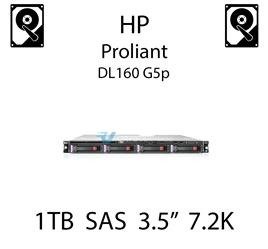 1TB 3.5" dedykowany dysk serwerowy SAS do serwera HP ProLiant DL160 G5p, HDD Enterprise 7.2k, 3GB/s - 461137-B21