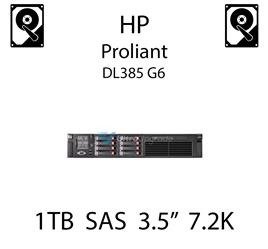 1TB 3.5" dedykowany dysk serwerowy SAS do serwera HP ProLiant DL385 G6, HDD Enterprise 7.2k, 3GB/s - 461137-B21