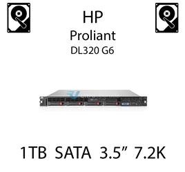 1TB 3.5" dedykowany dysk serwerowy SATA do serwera HP ProLiant DL320 G6, HDD Enterprise 7.2k - 454146-B21