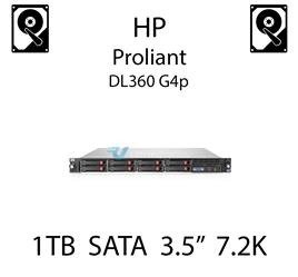 1TB 3.5" dedykowany dysk serwerowy SATA do serwera HP ProLiant DL360 G4p, HDD Enterprise 7.2k - 454273-001