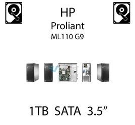 1TB 3.5" dedykowany dysk serwerowy SATA do serwera HP ProLiant ML110 G9, HDD Enterprise , 6Gbps - 659337-B21