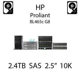 2.4TB 2.5" dedykowany dysk serwerowy SAS do serwera HP ProLiant BL465c G8, HDD Enterprise 10k, 12Gbps - 881457-B21 (REF)