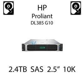 2.4TB 2.5" dedykowany dysk serwerowy SAS do serwera HP ProLiant DL385 G10, HDD Enterprise 10k, 12Gbps - 881507-001 (REF)