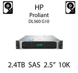 2.4TB 2.5" dedykowany dysk serwerowy SAS do serwera HP ProLiant DL560 G10, HDD Enterprise 10k, 12Gbps - 881457-B21