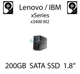 200GB 1.8" dedykowany dysk serwerowy SATA do serwera Lenovo / IBM System x3400 M2, SSD Enterprise , 600MB/s - 41Y8366