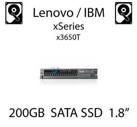 200GB 1.8" dedykowany dysk serwerowy SATA do serwera Lenovo / IBM System x3650T, SSD Enterprise , 600MB/s - 41Y8366