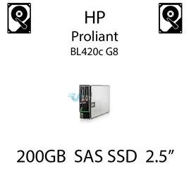 200GB 2.5" dedykowany dysk serwerowy SAS do serwera HP ProLiant BL420c G8, SSD Enterprise  - 691025-001