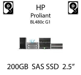 200GB 2.5" dedykowany dysk serwerowy SAS do serwera HP ProLiant BL480c G1, SSD Enterprise  - 632502-B21