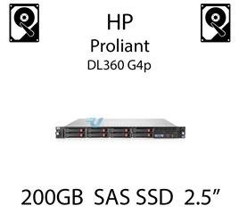 200GB 2.5" dedykowany dysk serwerowy SAS do serwera HP ProLiant DL360 G4p, SSD Enterprise  - 632633-001