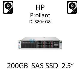 200GB 2.5" dedykowany dysk serwerowy SAS do serwera HP ProLiant DL380e G8, SSD Enterprise  - 802905-001