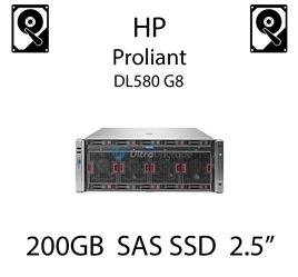 200GB 2.5" dedykowany dysk serwerowy SAS do serwera HP ProLiant DL580 G8, SSD Enterprise  - 802578-B21