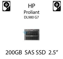 200GB 2.5" dedykowany dysk serwerowy SAS do serwera HP ProLiant DL980 G7, SSD Enterprise  - 632633-001