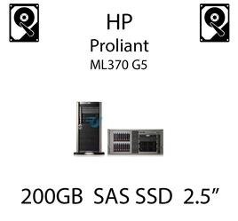 200GB 2.5" dedykowany dysk serwerowy SAS do serwera HP ProLiant ML370 G5, SSD Enterprise  - 632492-B21