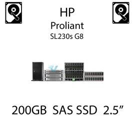 200GB 2.5" dedykowany dysk serwerowy SAS do serwera HP ProLiant SL230s G8, SSD Enterprise  - 780430-001