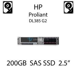 200GB 2.5" dedykowany dysk serwerowy SAS do serwera HP Proliant DL385 G2, SSD Enterprise  - 632502-B21