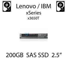 200GB 2.5" dedykowany dysk serwerowy SAS do serwera Lenovo / IBM Bladecenter T, SSD Enterprise , 600MB/s - 49Y6134