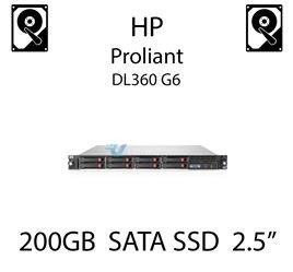 200GB 2.5" dedykowany dysk serwerowy SATA do serwera HP ProLiant DL360 G6, SSD Enterprise  - 636595-B21