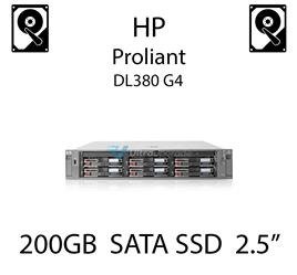 200GB 2.5" dedykowany dysk serwerowy SATA do serwera HP ProLiant DL380 G4, SSD Enterprise  - 636595-B21