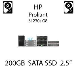 200GB 2.5" dedykowany dysk serwerowy SATA do serwera HP ProLiant SL230s G8, SSD Enterprise  - 804639-B21