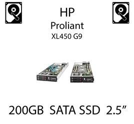 200GB 2.5" dedykowany dysk serwerowy SATA do serwera HP ProLiant XL450 G9, SSD Enterprise , 3Gbps - 653966-001