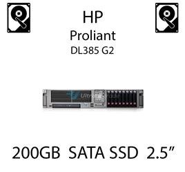 200GB 2.5" dedykowany dysk serwerowy SATA do serwera HP Proliant DL385 G2, SSD Enterprise  - 636595-B21