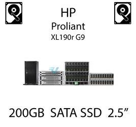 200GB 2.5" dedykowany dysk serwerowy SATA do serwera HP Proliant XL190r G9, SSD Enterprise , 3Gbps - 653966-001