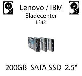 200GB 2.5" dedykowany dysk serwerowy SATA do serwera Lenovo / IBM Bladecenter LS42, SSD Enterprise , 300MB/s - 43W7718