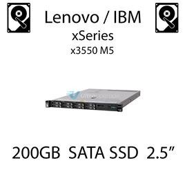 200GB 2.5" dedykowany dysk serwerowy SATA do serwera Lenovo / IBM System x3550 M5, SSD Enterprise , 600MB/s - 00YC320