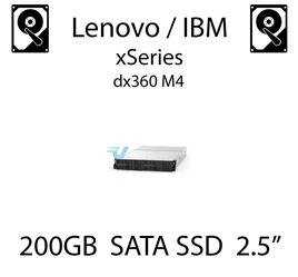 200GB 2.5" dedykowany dysk serwerowy SATA do serwera Lenovo / IBM iDataPlex dx360 M4, SSD Enterprise , 600MB/s - 41Y8351