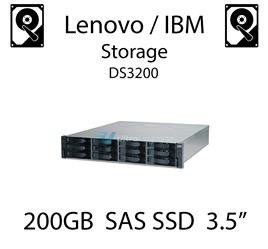 200GB 3.5" dedykowany dysk serwerowy SAS do serwera Lenovo / IBM Storage DS3200, SSD Enterprise , 600MB/s - 00W1306