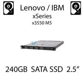 240GB 2.5" dedykowany dysk serwerowy SATA do serwera Lenovo / IBM System x3550 M5, SSD Enterprise , 600MB/s - 00YC390