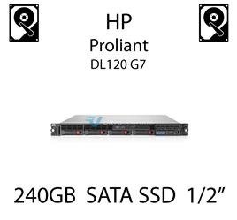 240GB dedykowany dysk serwerowy SATA do serwera HP ProLiant DL120 G7, SSD Enterprise , 6Gbps - 728737-B21