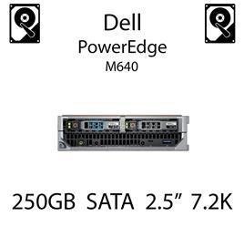 250GB 2.5" dedykowany dysk serwerowy SATA do serwera Dell PowerEdge M640, HDD Enterprise 7.2k, 6GB/s - HC79N (REF)