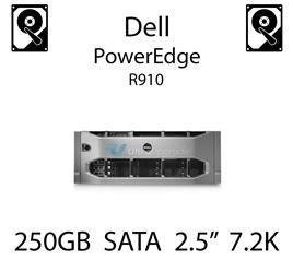 250GB 2.5" dedykowany dysk serwerowy SATA do serwera Dell PowerEdge R910, HDD Enterprise 7.2k, 6GB/s - HC79N (REF)