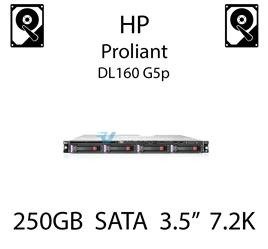 250GB 3.5" dedykowany dysk do serwera HP ProLiant DL160 G5p, HDD Enterprise 7.2k, 1.5GB/s - 411276-B21