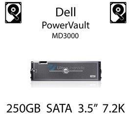 250GB 3.5" dedykowany dysk serwerowy SATA do serwera Dell PowerVault MD3000, HDD Enterprise 7.2k, 320MB/s - TM727 (REF)