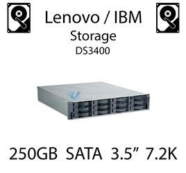 250GB 3.5" dedykowany dysk serwerowy SATA do serwera Lenovo / IBM Storage DS3400, HDD Enterprise 7.2k, 300MB/s - 39M4508