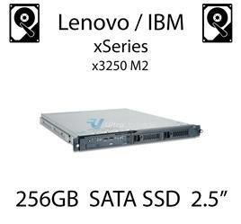 256GB 2.5" dedykowany dysk serwerowy SATA do serwera Lenovo / IBM System x3250 M2, SSD Enterprise , 600MB/s - 90Y8643 (REF)