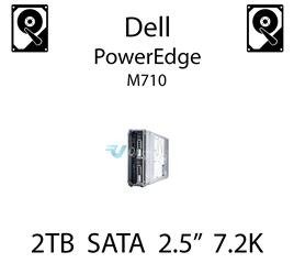 2TB 2.5" dedykowany dysk serwerowy SATA do serwera Dell PowerEdge M710, HDD Enterprise 7.2k, 600MB/s - 400-AHLZ (REF)