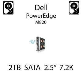 2TB 2.5" dedykowany dysk serwerowy SATA do serwera Dell PowerEdge M820, HDD Enterprise 7.2k, 600MB/s - 400-AHLZ (REF)