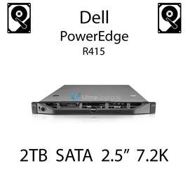 2TB 2.5" dedykowany dysk serwerowy SATA do serwera Dell PowerEdge R415, HDD Enterprise 7.2k, 600MB/s - 400-AHLZ (REF)